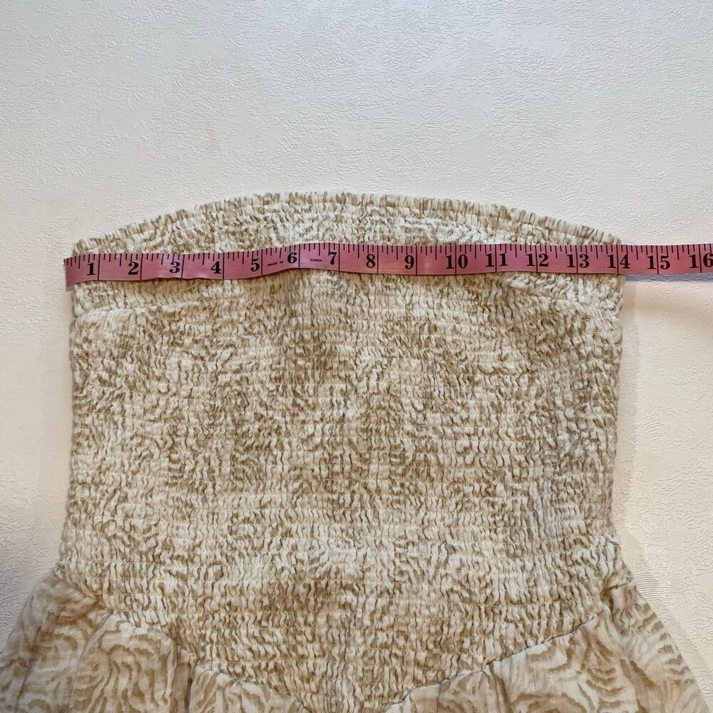 Universal Thread Smocked Strapless Mini Dress Cre… - image 5